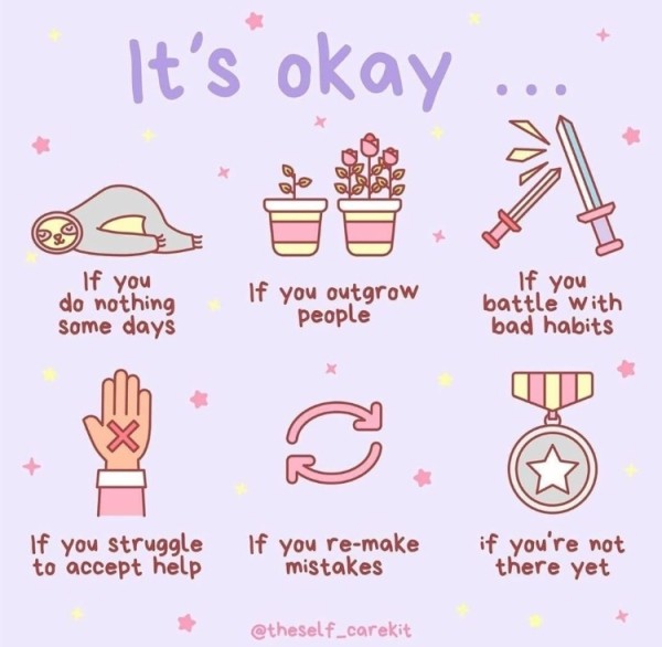 It's Okay... A few things that it is okay to accept...