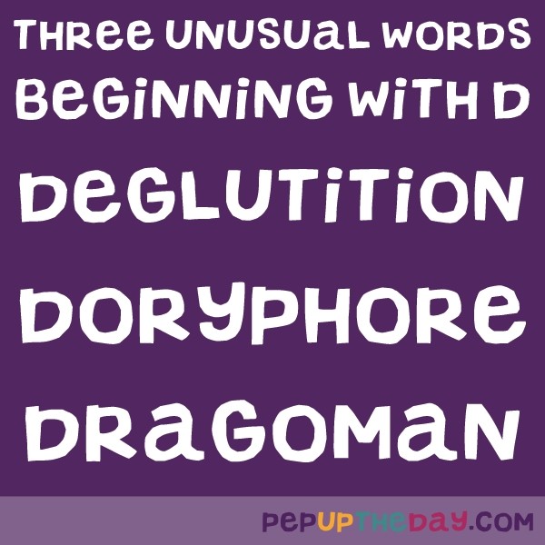 obscure words starting with d
